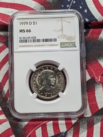 1979-D Susan B. Anthony Dollar - NGC MS66