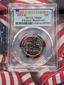 2023-D Eleanor Roosevelt Quarter - PCGS MS66 - First Strike