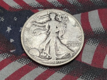1919-D Walking Liberty Half Dollar