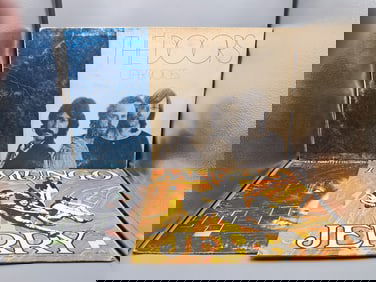 Lot of (4) Assorted Vinyl Albums - Varying Conditions - The Doors, Santana, Mungo Jerry, & O.C Smith