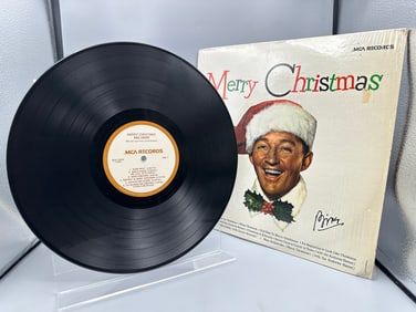1977 Bing Crosby Merry Christmas Reissue Vinyl Album - MCA-15024