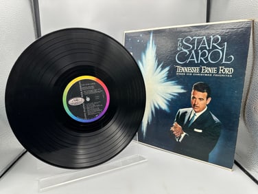 1958 Tennessee Ernie Ford The Star Carol Vinyl Album - T-1071