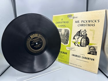 1950 Charles Dickens Classics: A Christmas Carol & Mr. Pickwick's Christmas Vinyl Album - DL 8010