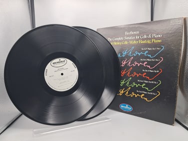 1973 Beethoven, The Complete Sonatas For Cello & Piano Vinyl Album - MCS 2137
