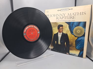Unknown Release Date Johnny Mathis Rapture Reissue Vinyl Album - CSRP 8715