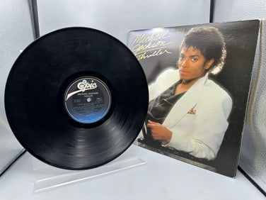 1982 Epic Records Michael Jackson Thriller Vinyl Album W/ Co-Producer Credits - QE 38112