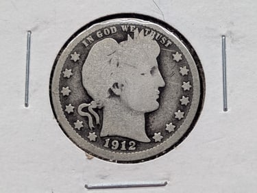 1912 Barber Quarter