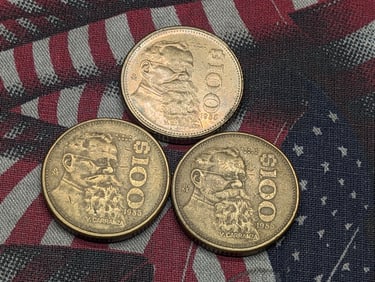 (3) 1983 Mexico 100 Peso's