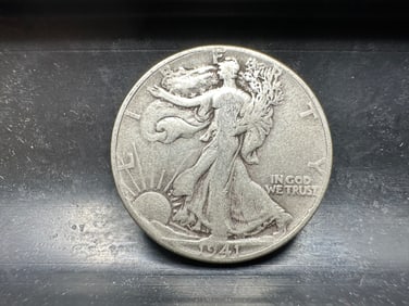 1941 Walking Liberty Silver Half Dollar - 90% Silver