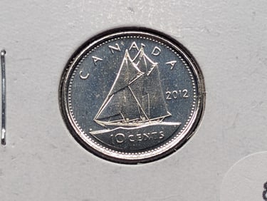 2012 Canada 10 Cents