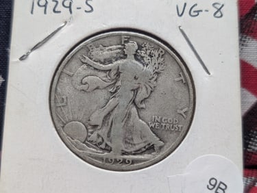 1929-S Walking Liberty Half Dollar