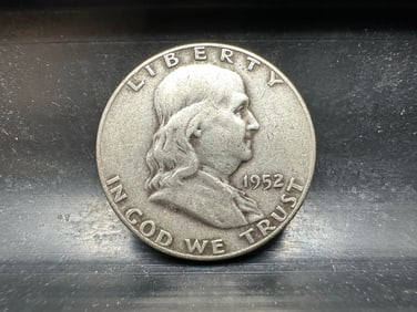 1952-D Franklin Silver Half Dollar - 90% Silver
