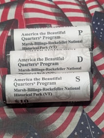 2020 P-D-S Vermont America the Beautiful Quarters Marsh Billings Rockefeller National Historic Park