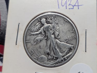 1934-P Walking Liberty Half Dollar