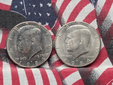 1984 P&D Kennedy Half Dollars