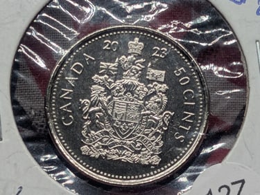 2023 Canada "King Charles" not for circulation 50 Cents coin