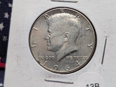 1964-P Kennedy Half Dollar - 90% Silver