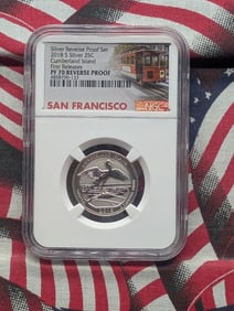 2018-S Silver "CUMBERLAND ISLAND" Quarter 1st Release PF 70 Reverse Proof By NGC
