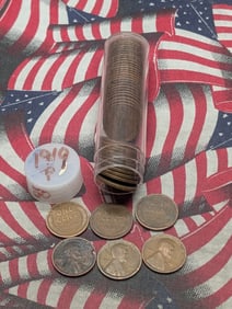 (50) 1919 P Lincoln Wheat Cents