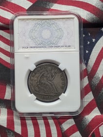 1875 CC Seated Liberty Half Dollar