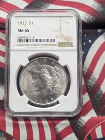 1923-P Peace Dollar NGC MS 65 6059294-018