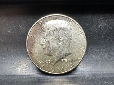 1964 Kennedy Silver Half Dollar - 90% Silver