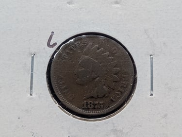 1875 Indian Head Cent