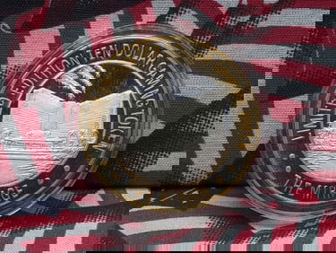 $10 SILVER "MIRAGE HOTEL " Casino Token - .999 Fine Silver Center