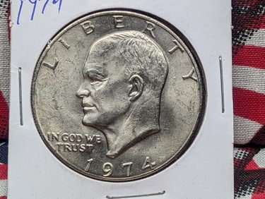1974 Eisenhower Dollar - 40% Silver