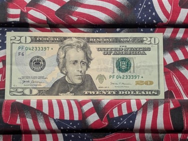 2017-A Twenty Dollar Federal Reserve Star Note