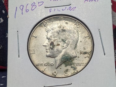 1968-D Kennedy Half Dollar - 40% Silver