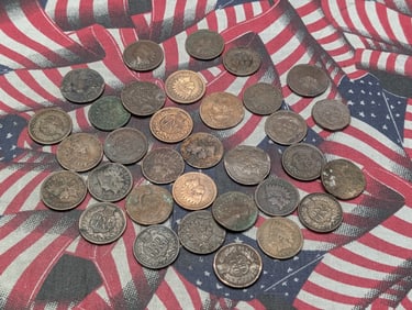 33 - Worse Than Cull Indian Head Cents.