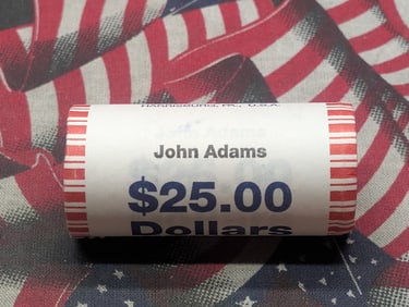 2007 John Adams Presential Twenty-Five Dollar Roll