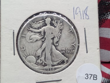 1918-P Walking Liberty Half Dollar