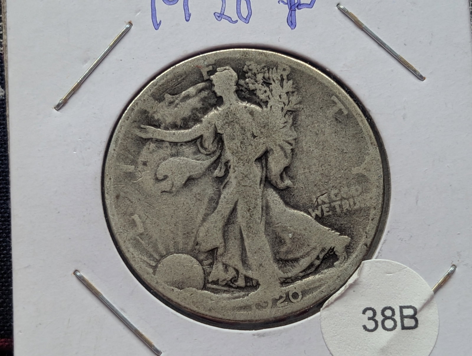 1920-P Walking Liberty Half Dollar: 1920-P Walking Liberty Half Dollar