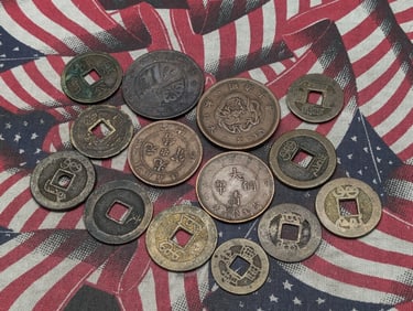 14 - Not Identified Early Asian Coins.