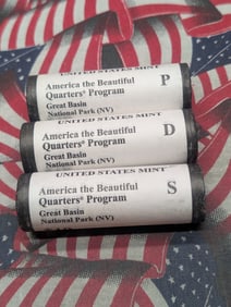 2013 P-D-S America the Beautiful Nevada Great Basin National Park Ten Dollar Rolls