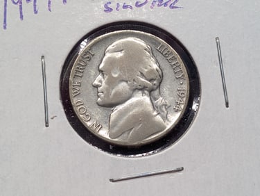 1944-P Wartime Jefferson Nickel - 35% Silver