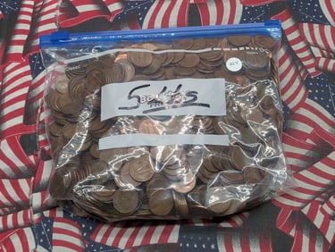 Approx. 5-Lbs Mixed Date Lincoln Cents