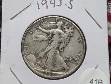 1943-S Walking Liberty Half Dollar