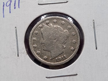 1911 Liberty Head V Nickel