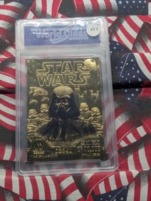 1996 SCOREBOARD STAR WARS "PRINCESS LEIA" Gem Mint 10 24 kt gold