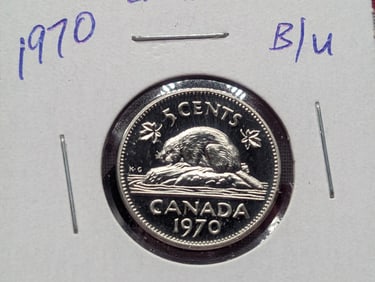 1970 Canadian Nickel BU