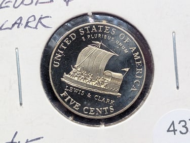 2004-S "Proof" Lewis & Clark "Keel Boat" Jefferson Nickel
