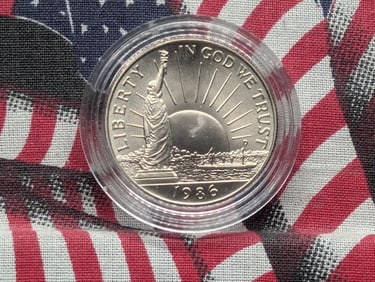1986 D Statue of Liberty Commemorative Half Dollar