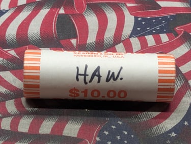 2008-P Ten Dollar Hawaii State Quarter Roll