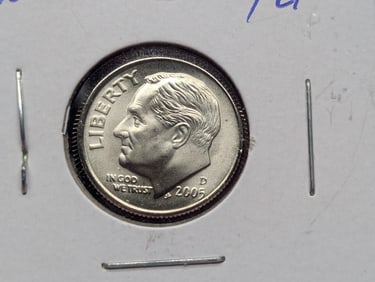 2005-D Roosevelt Dime From Mint Set BU