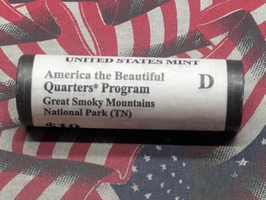 2014-D America the Beautiful Tennessee Great Smoky Mountain Quarters Roll