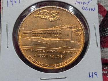1969 Department of Treasury U.S. Mint Medal