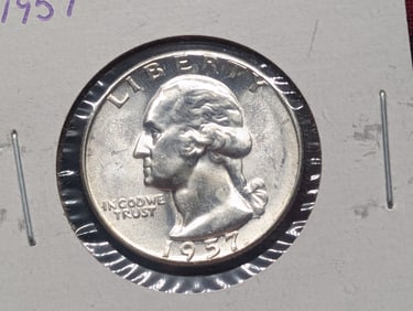 1957 George Washington Quarter - 90% Silver